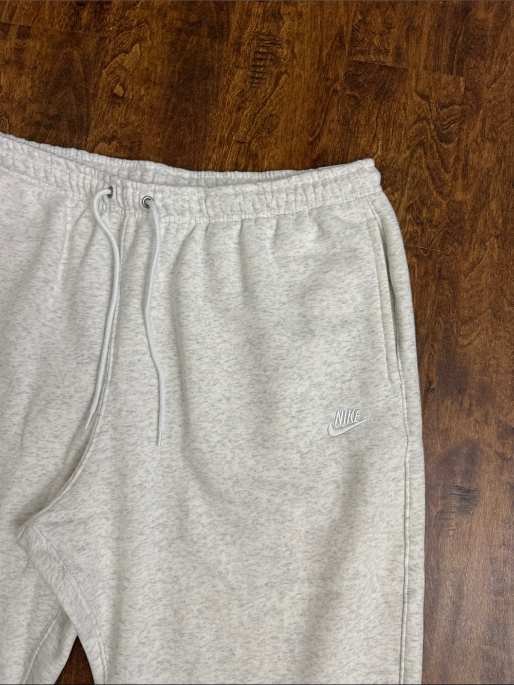 Nike Light Heather Gray Jogger Sweatpants - Picture 6 of 16